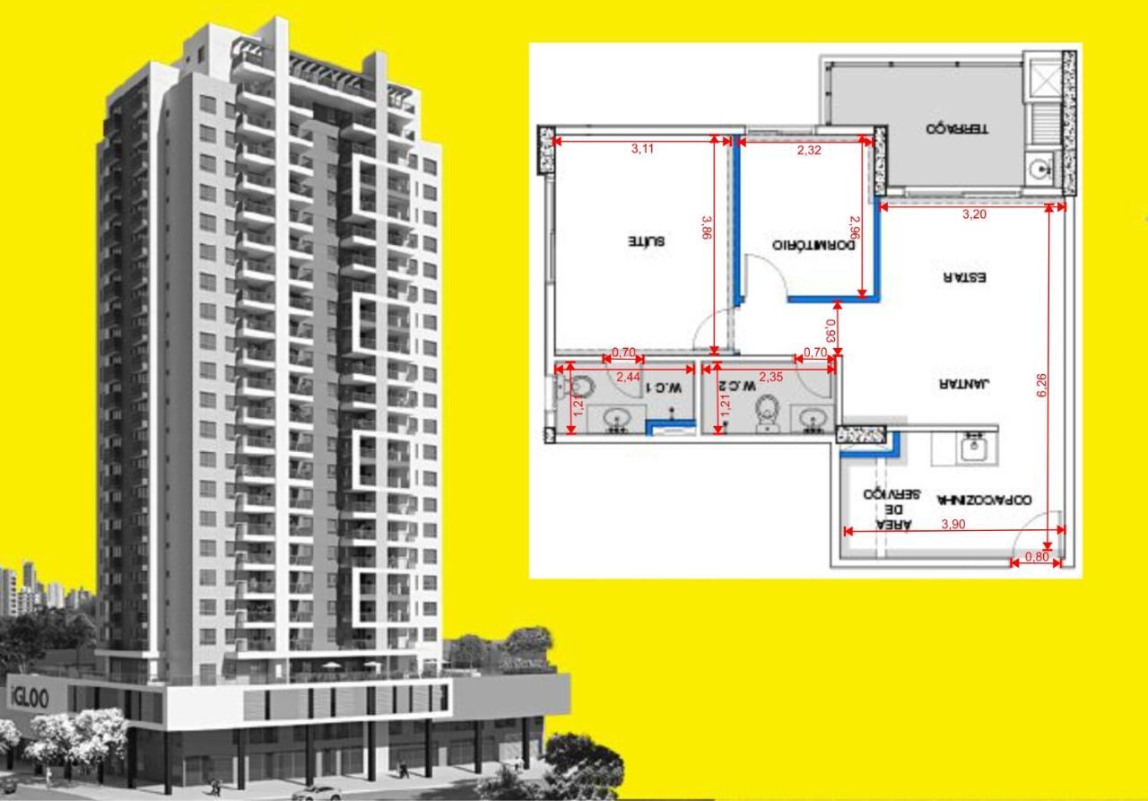 i055B- Harmony Home, 2 Quartos com garagem Curitiba Exterior foto